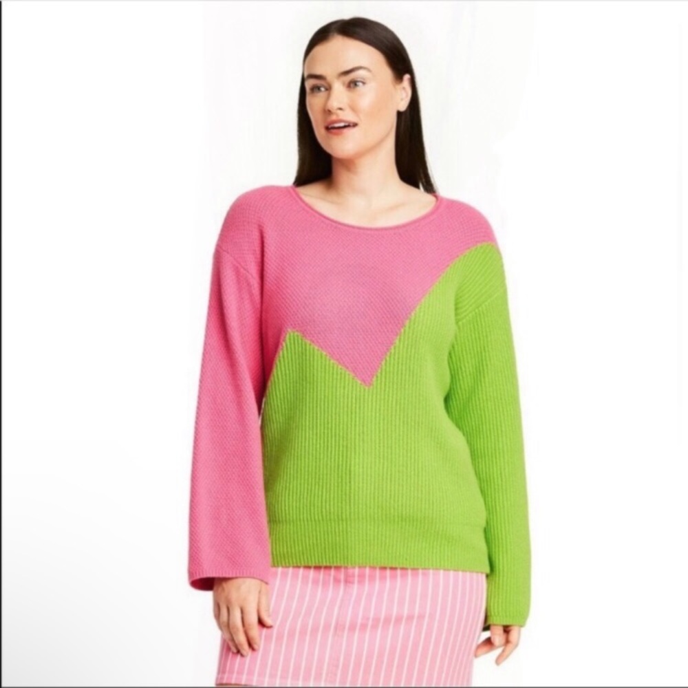 NWT Victor Glemaud for Target Colorblock Sweater - Picture 3 of 6